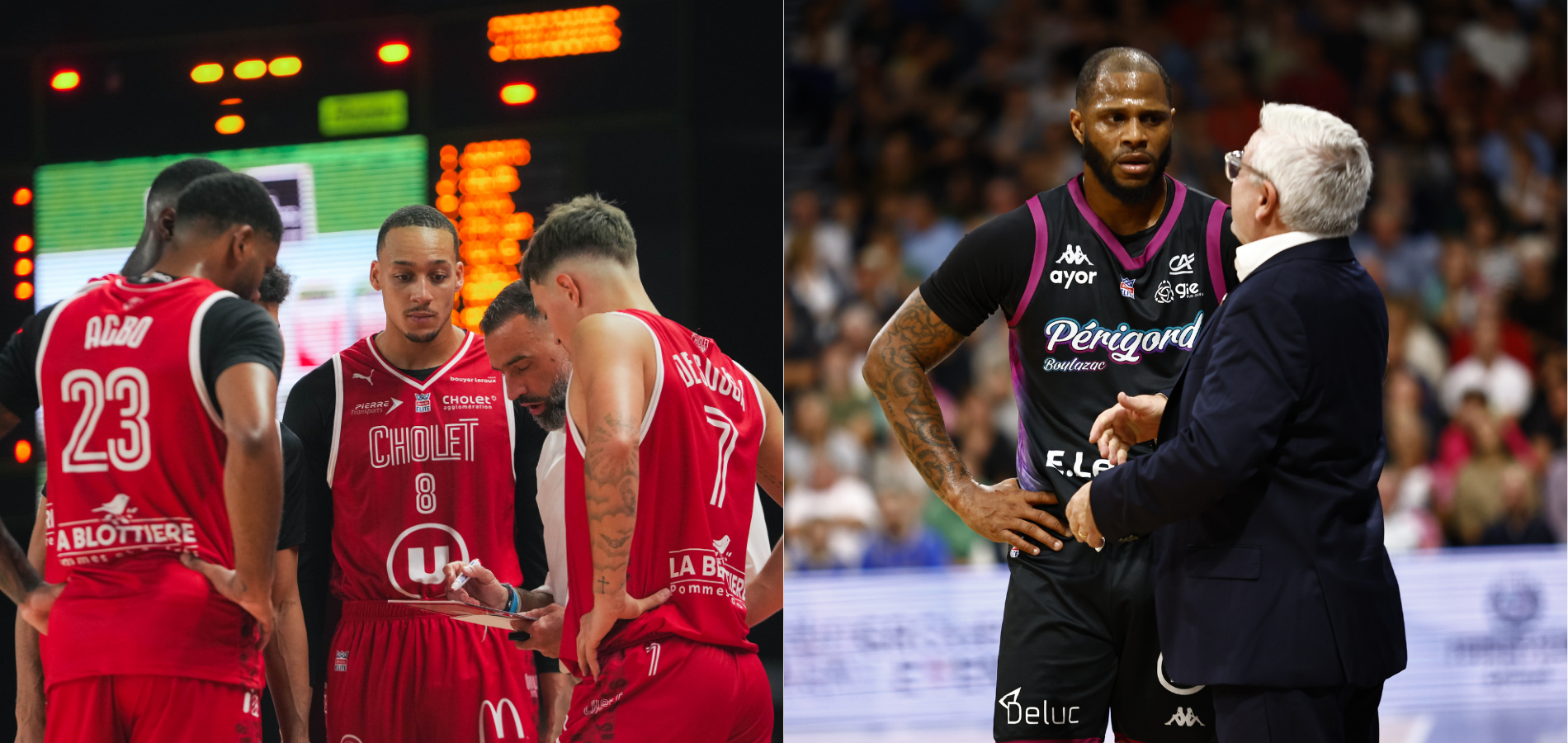 Qui prendra les commandes de la Betclic Elite entre Cholet et Boulazac ?